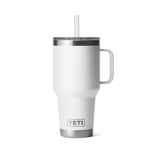 YETI RAMBLER 35OZ STRAW MUG WHITE